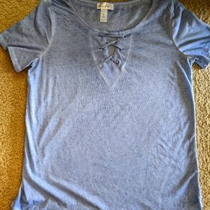 Just Be Ladies Blue Custom Dye Corded Short Size L